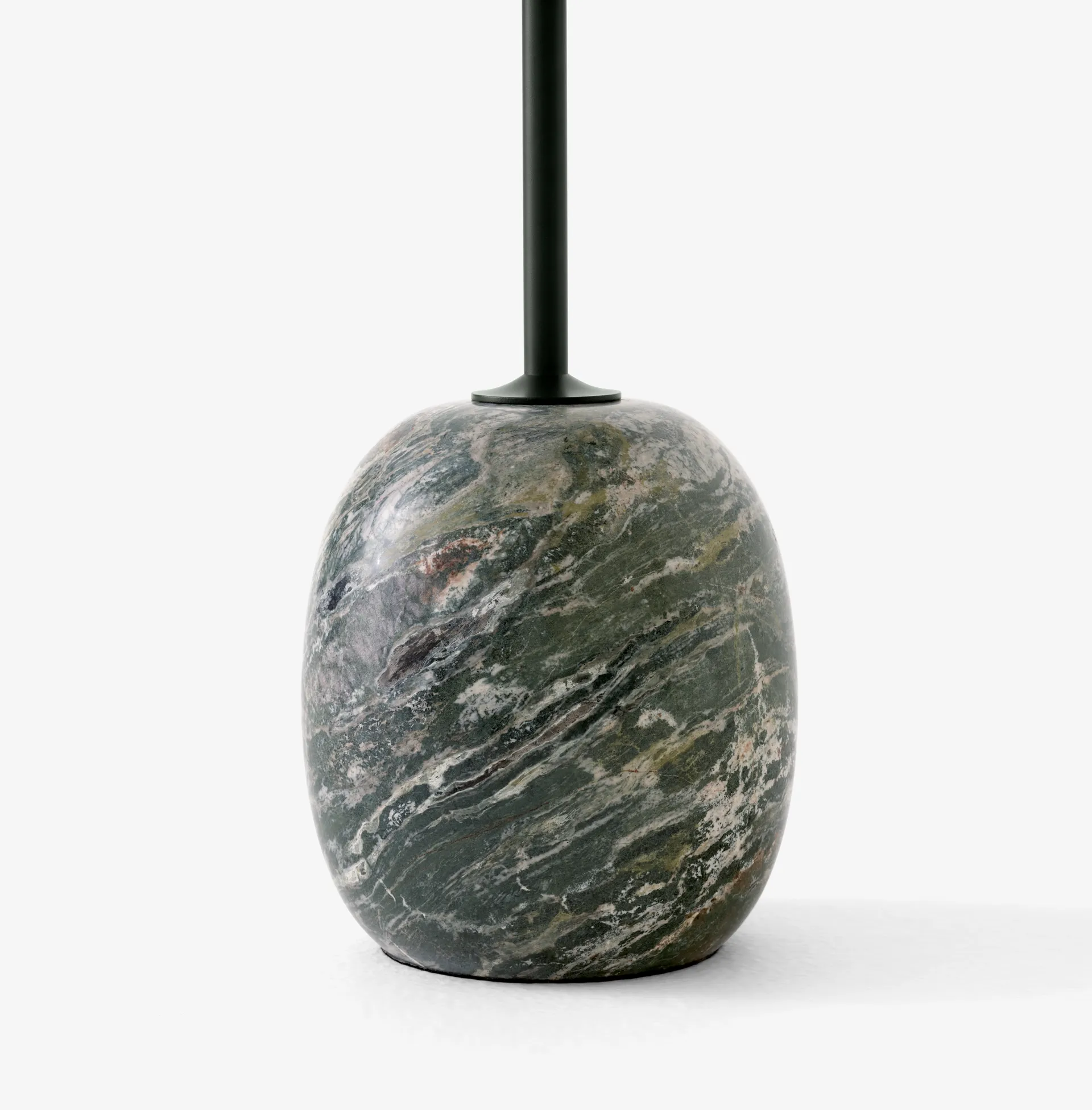 Lato bord LN8, Deep Green-Verde Alpi Marble &Tradition