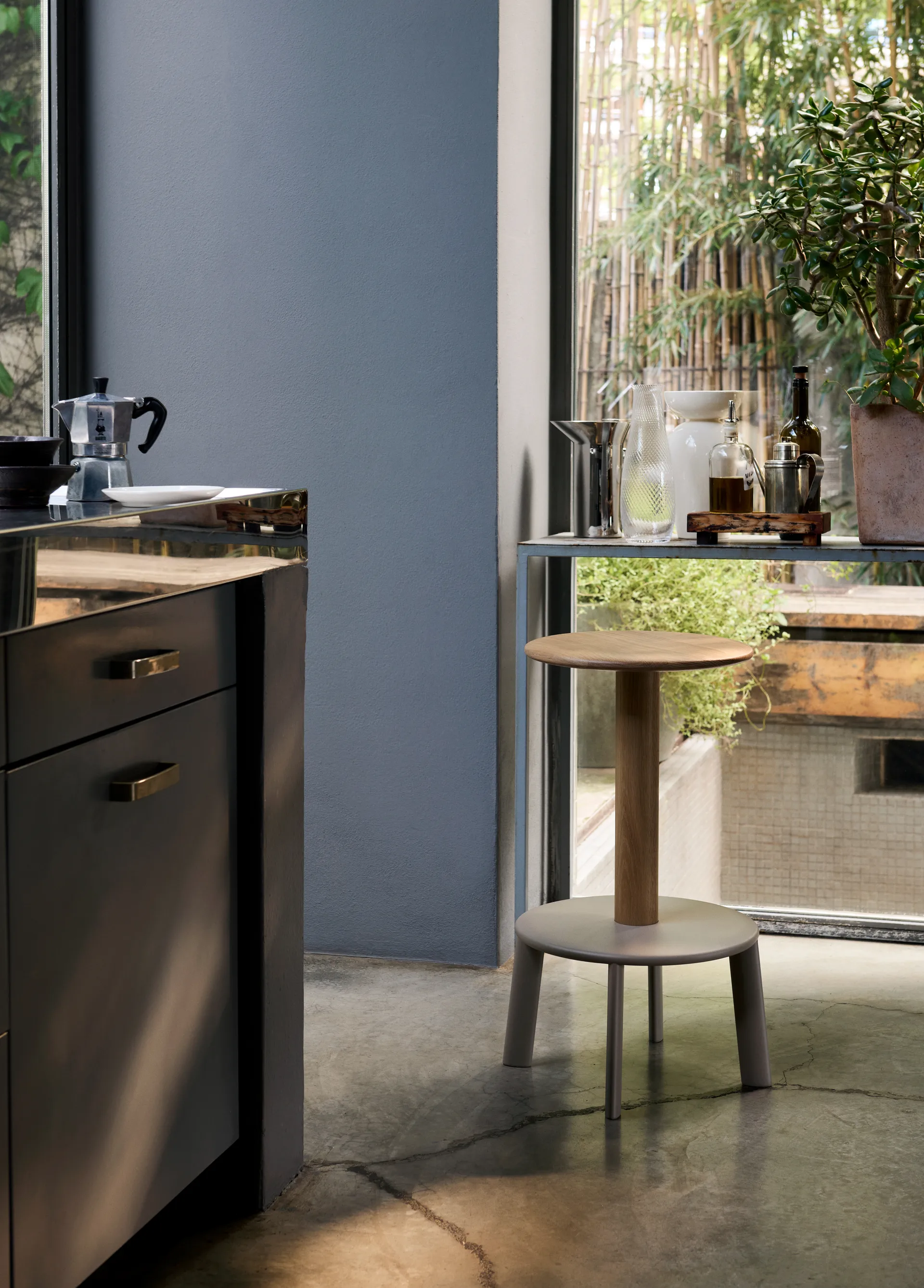 Massif AV40 barstol, Eik-grå beige &Tradition