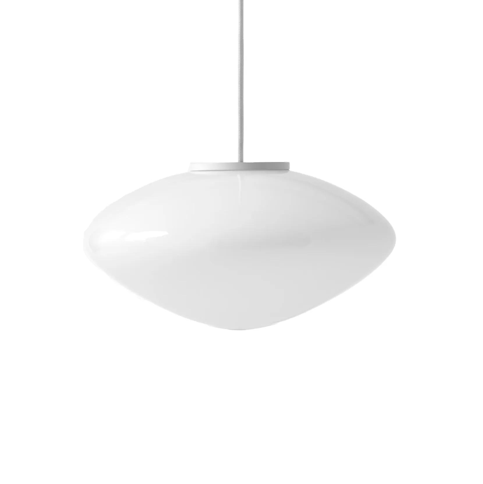 Mist AP15 taklampe Ø 25 cm, Matt White, Glass &Tradition