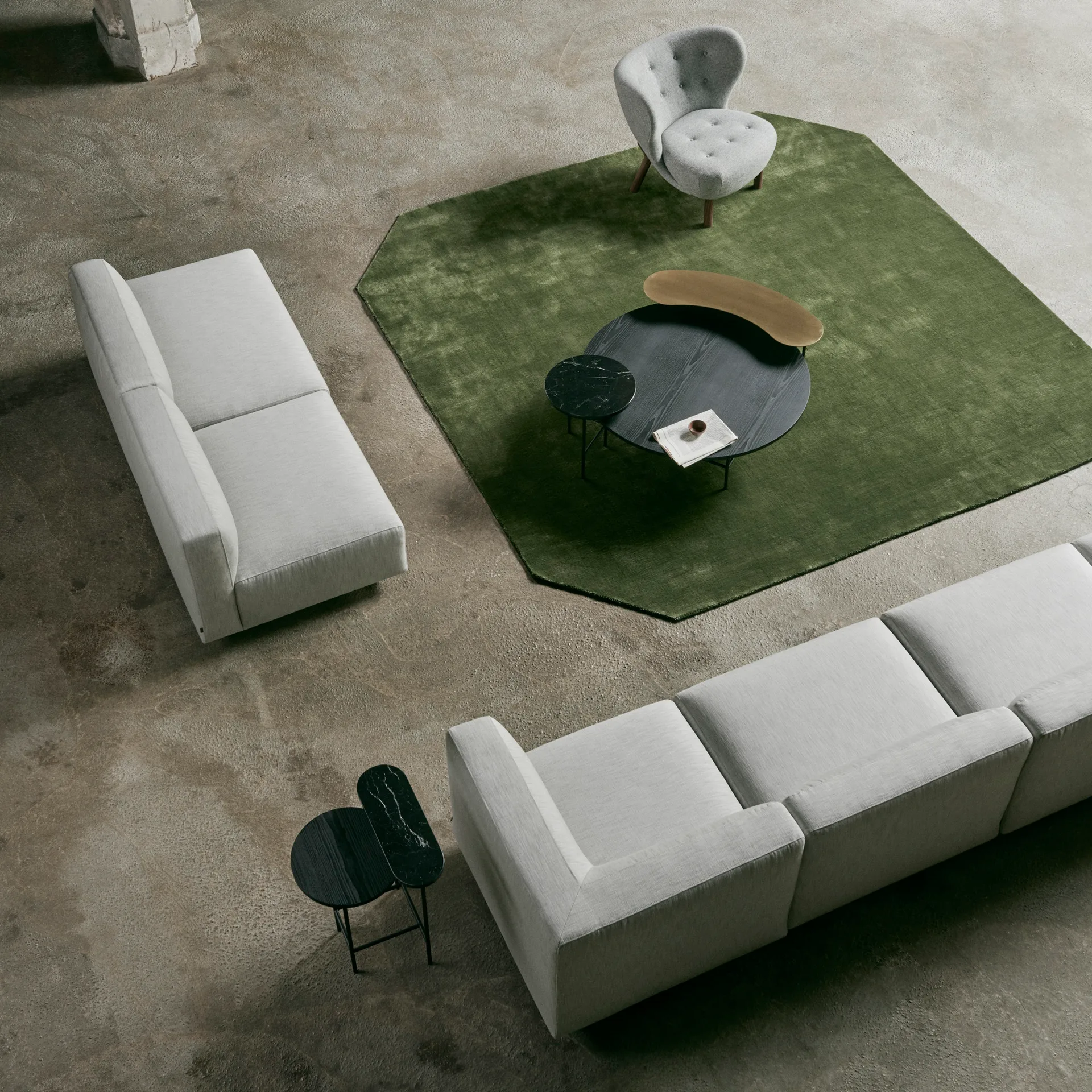 Palette salongbord JH25, Svart-svart &Tradition