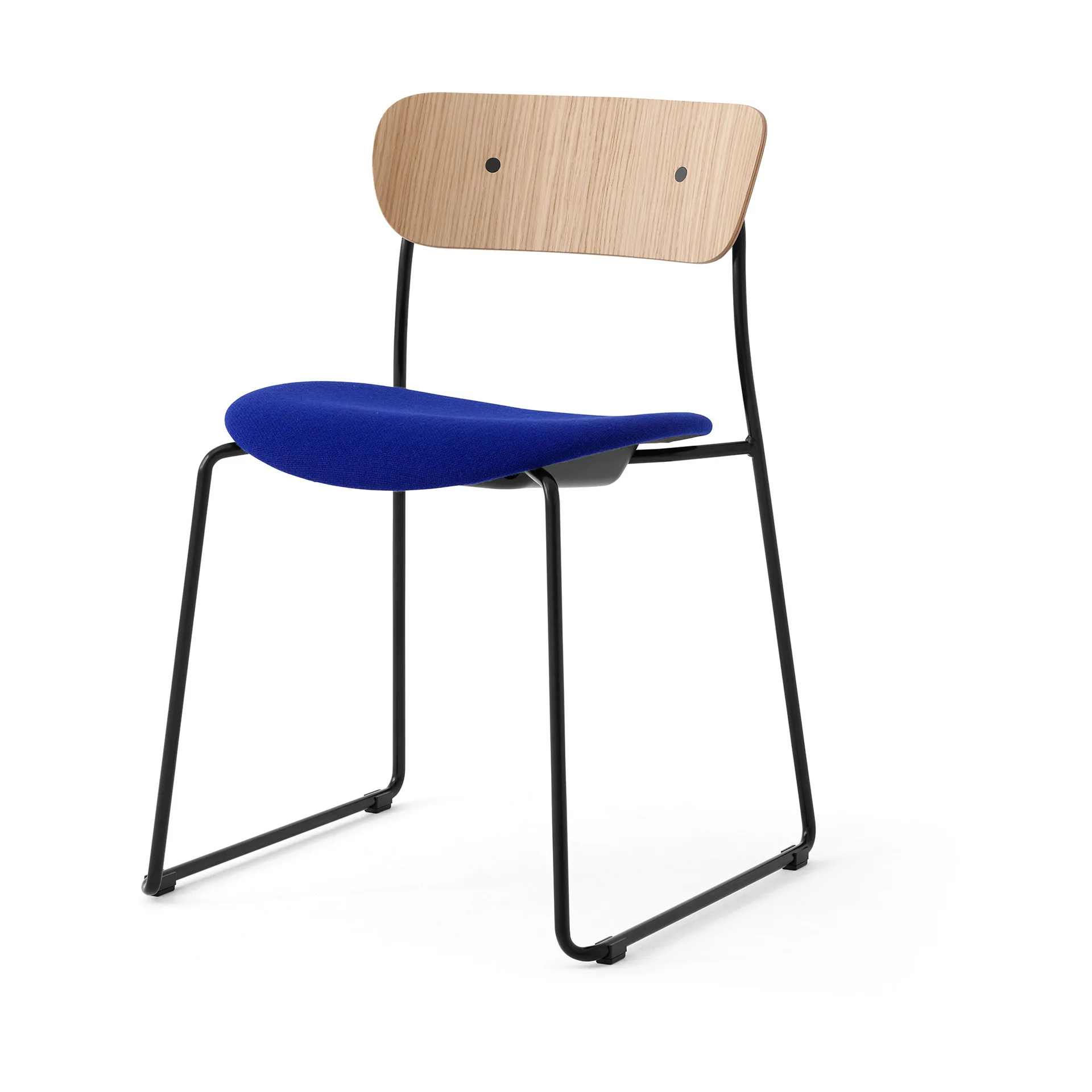 Pavilion AV52 stol polstret sete, Black-Hallingdal 0753 &Tradition