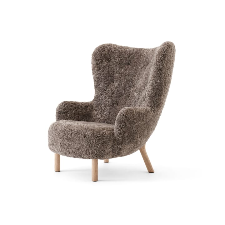 Petra VB3 High lenestol - Oljet eik-Sheepskin Sahara - &Tradition