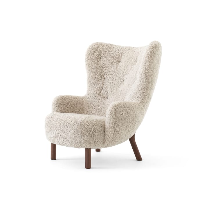 Petra VB3 High lenestol - Oljet valnøtt-Sheepskin Moonlight - &Tradition