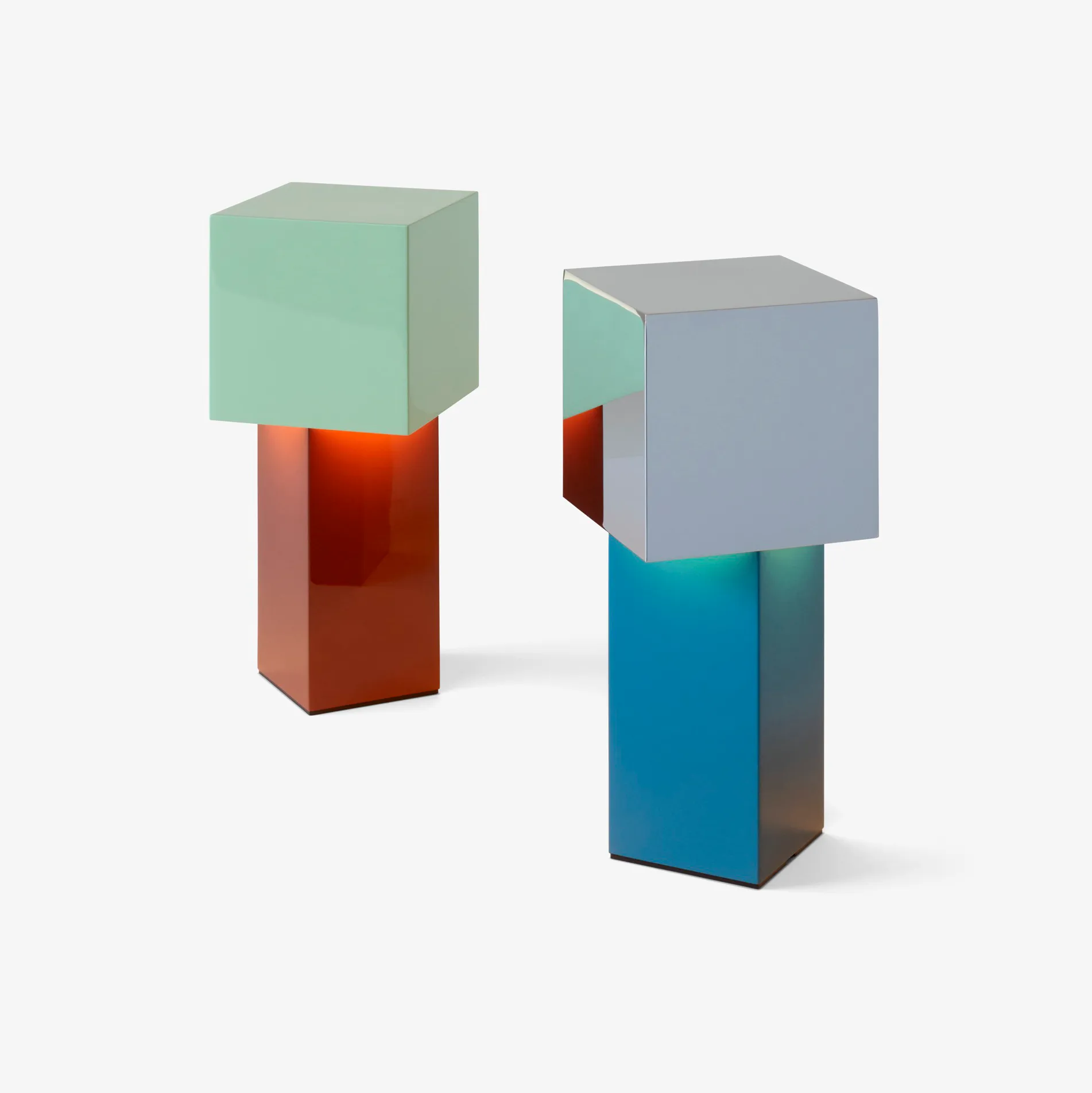 Pivot ATD7 bærbar lampe, Rusty mint &Tradition