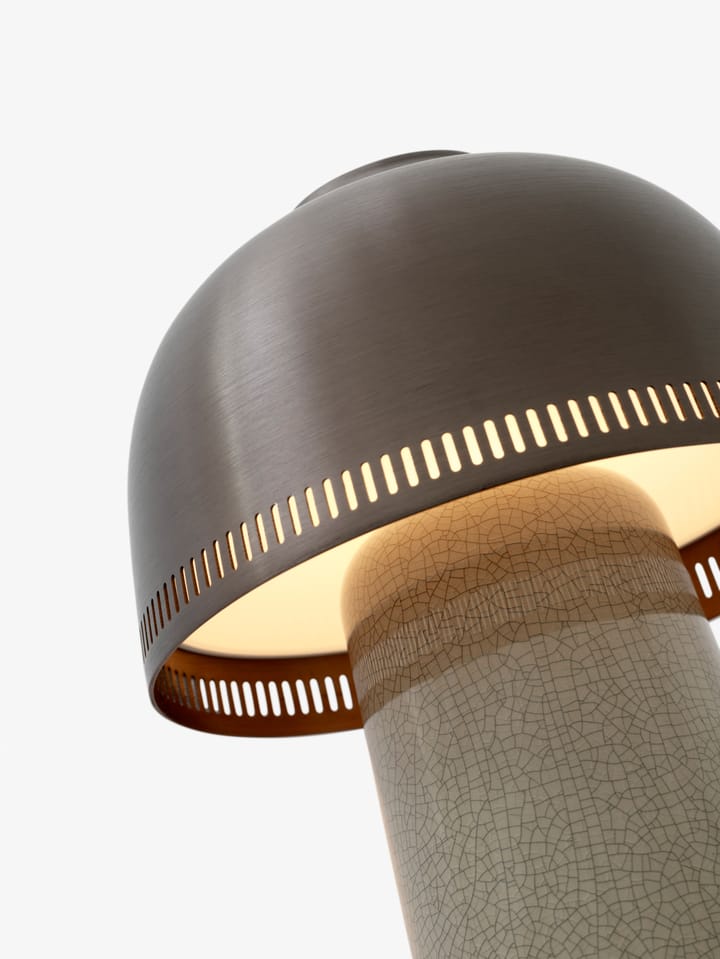 Raku SH8 bordlampe, Beige Grey & Bronze &Tradition