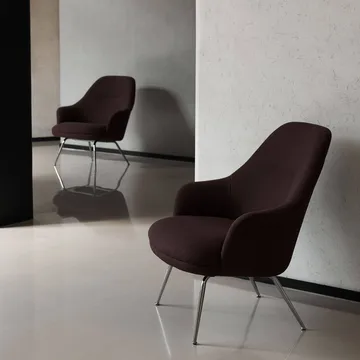 Rely HW139 lounge chair - Saxion 0397-krom - &Tradition