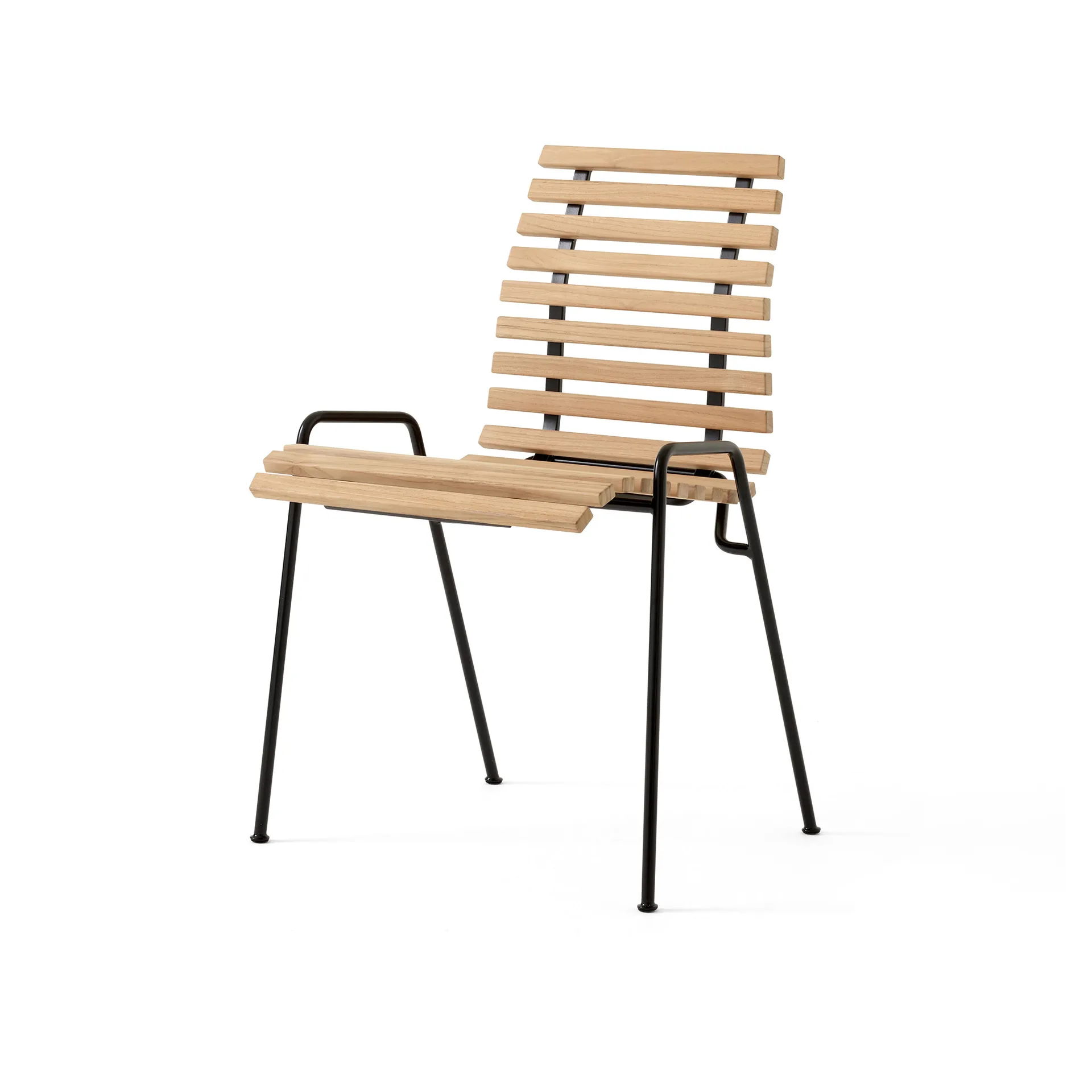 RFH RD4 terrasse sidestol, Teak-svart &Tradition
