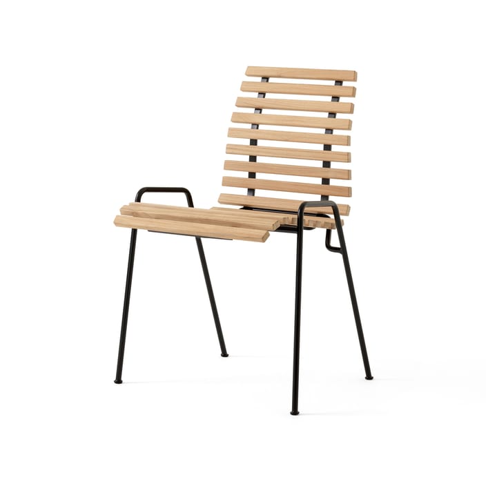 RFH RD4 terrasse sidestol - Teak-svart - &Tradition