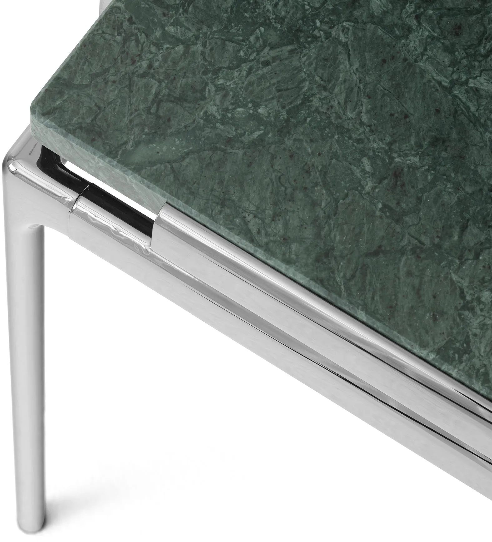 Sett LN13 sofabord, Verde guatemala-dark chrome &Tradition