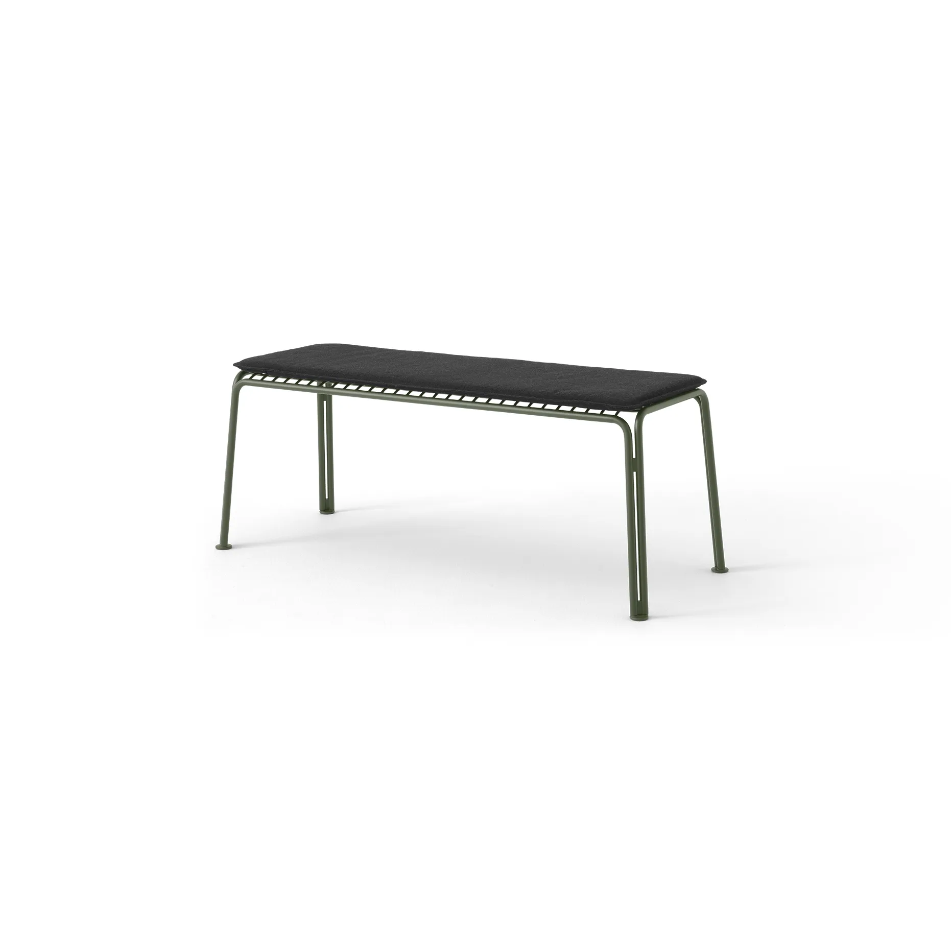 Thorvald SC112 benk, Bronze green, 125 cm &Tradition