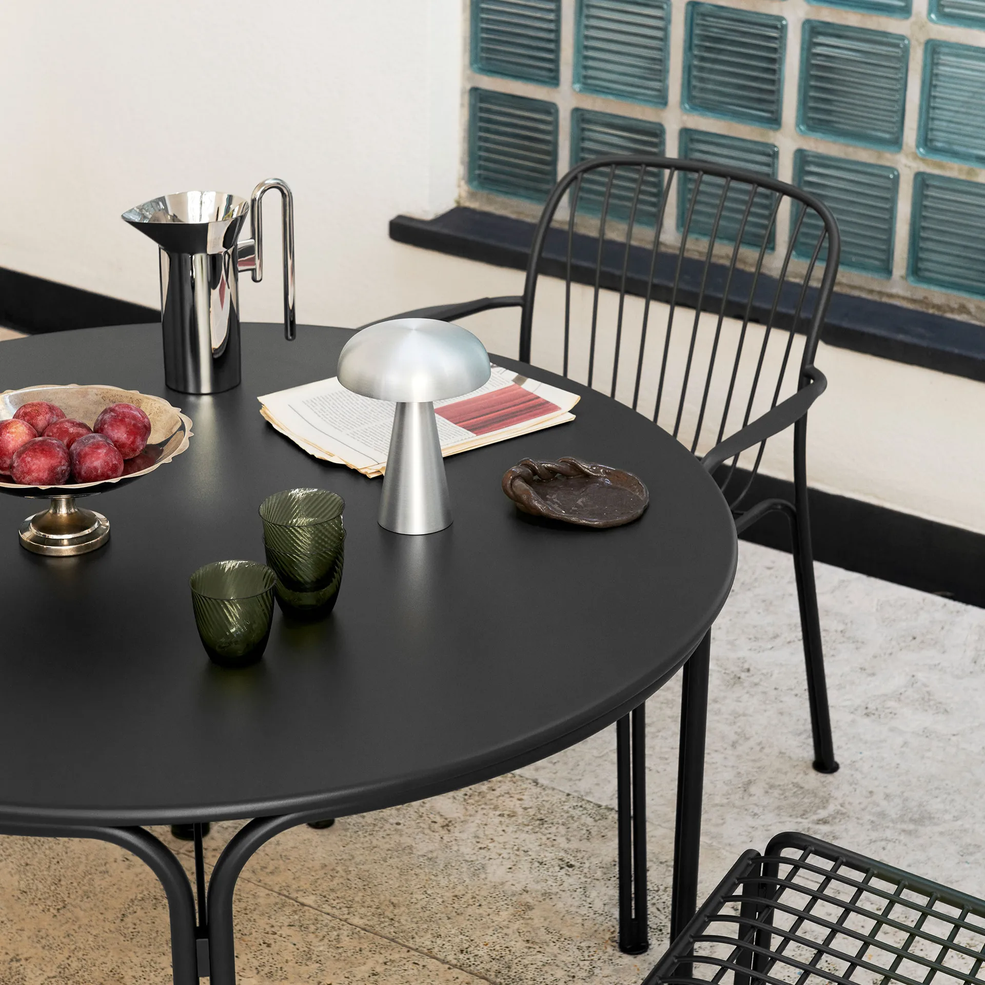 Thorvald SC98 spisebord Ø115 cm, Black &Tradition