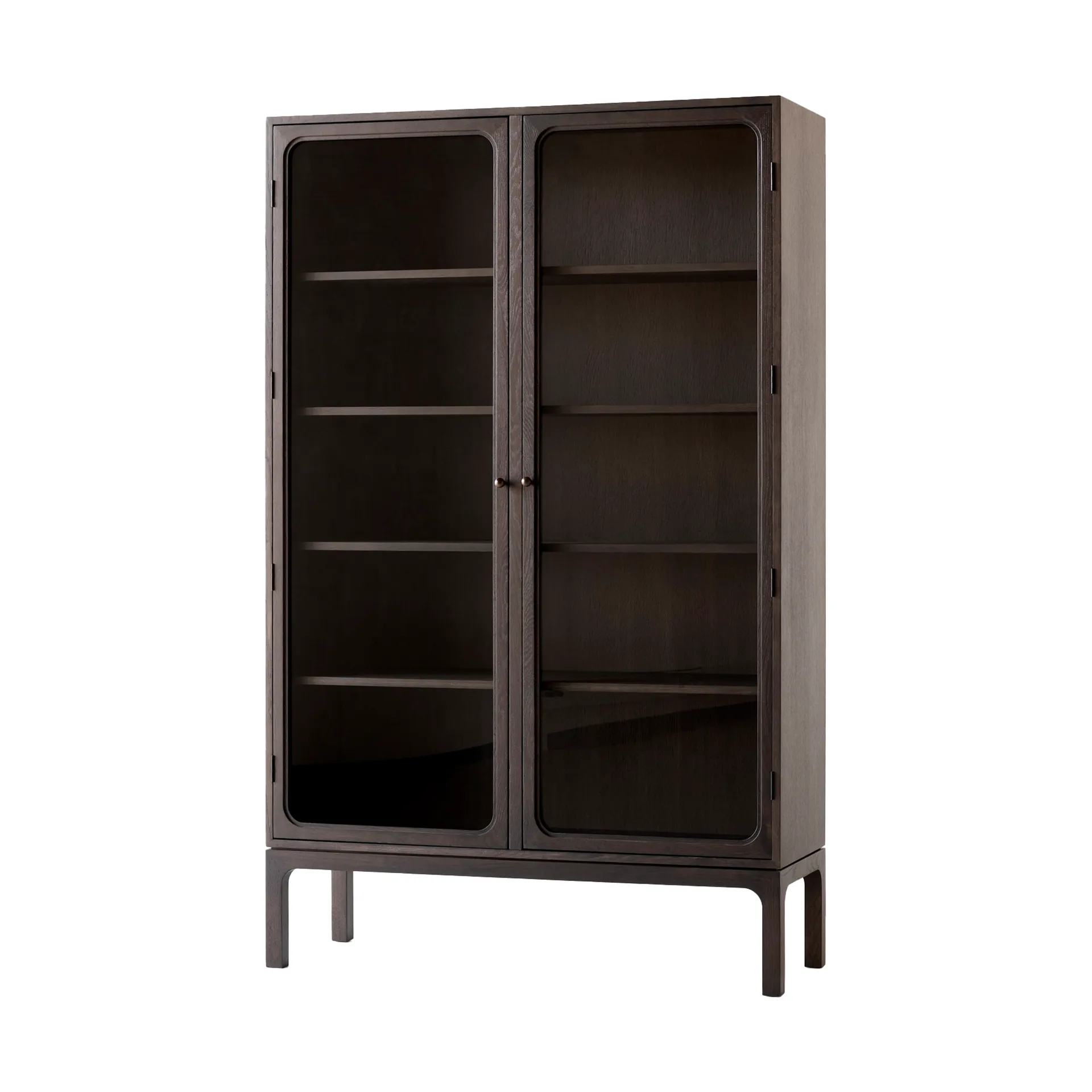 Trace SC88 vitrineskap 120 x 192 x 40 cm, Dark stained oak &Tradition