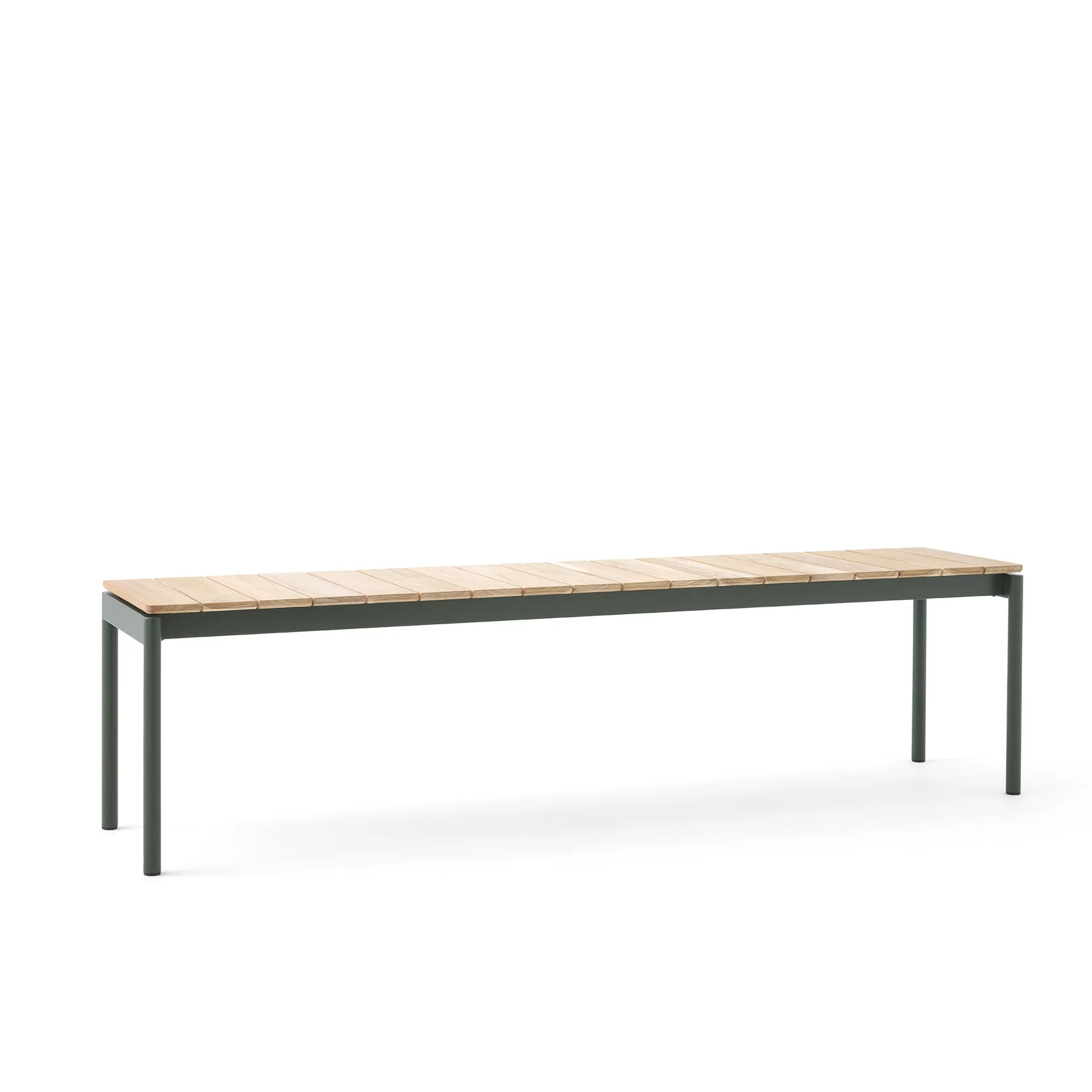 Ville AV28 benk large 180x40 cm, Bronze green &Tradition