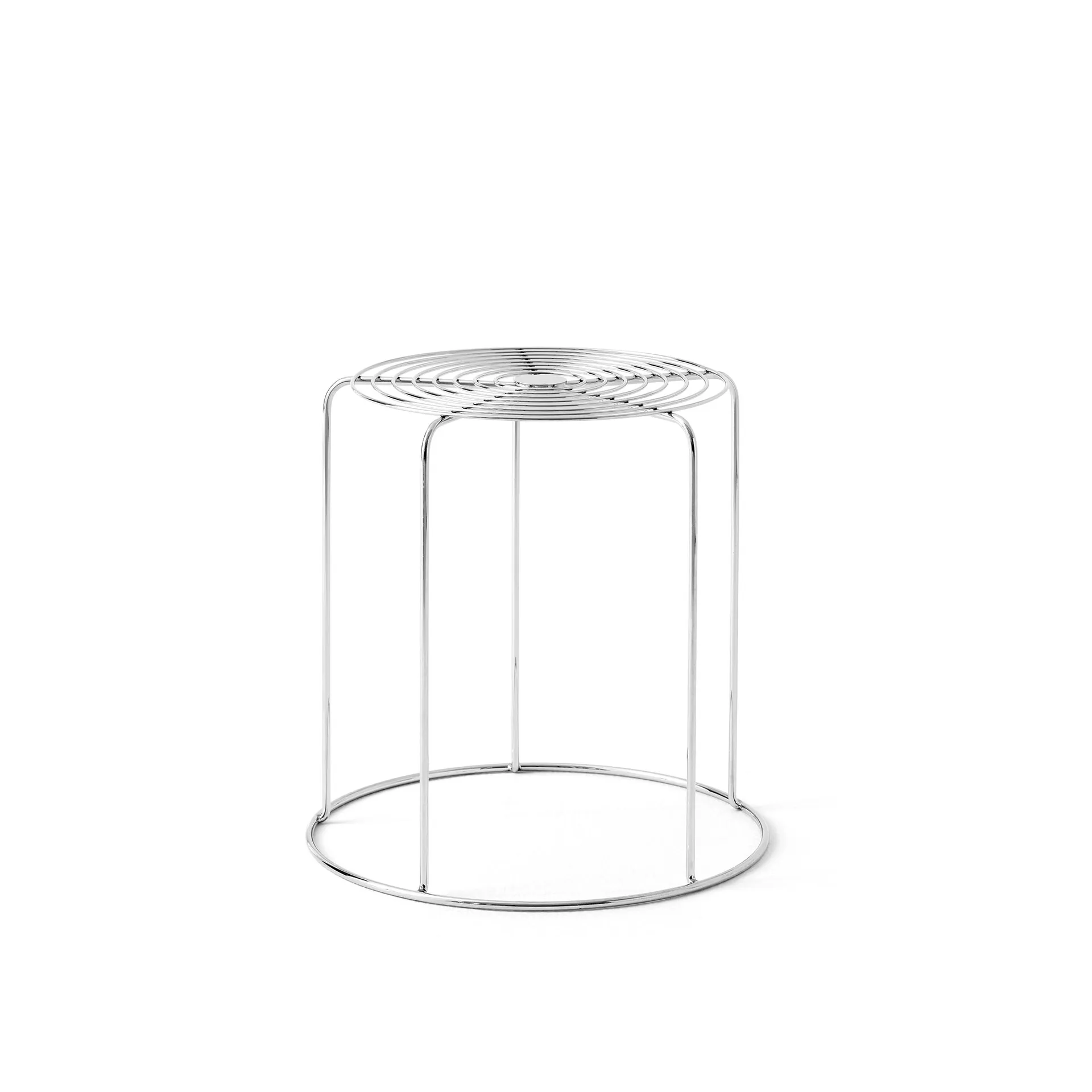 Wire VP11 rund krakk, Stainless steel, Ø44x42 cm &Tradition