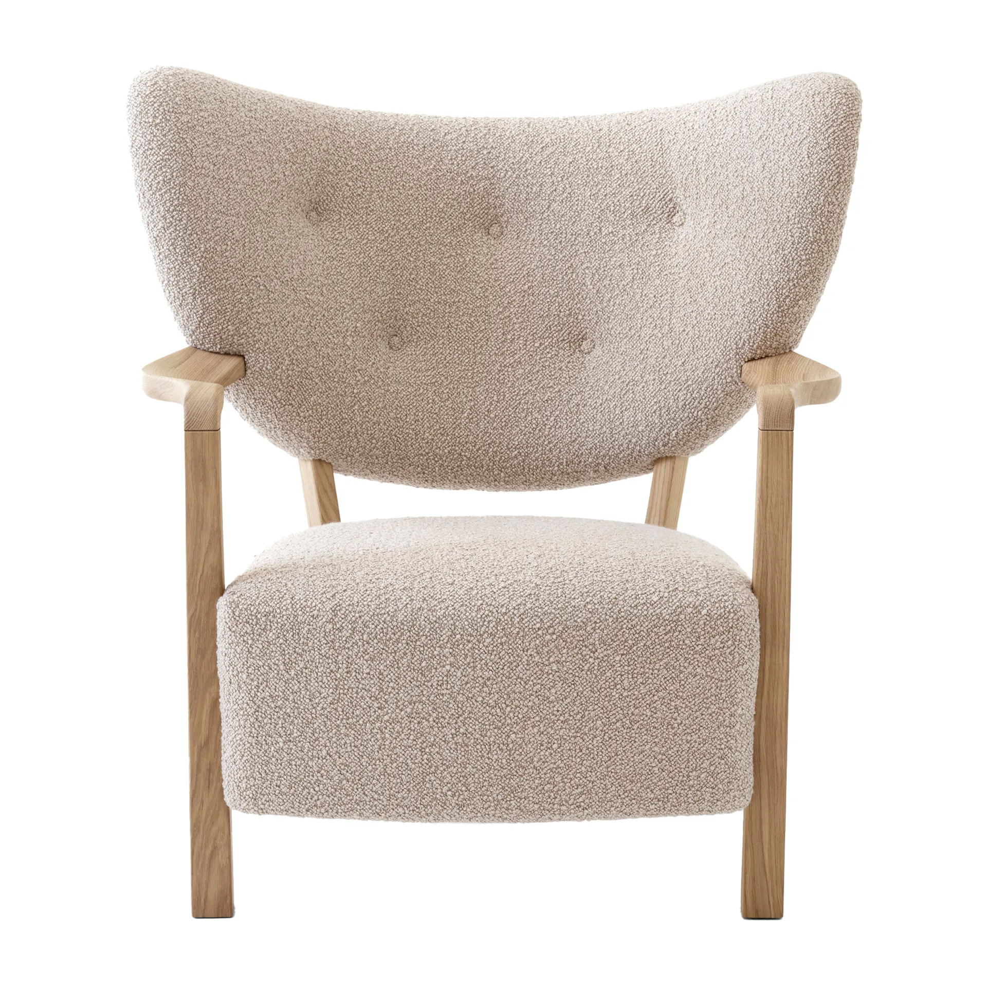 Wulff Lounge Chair ATD2 lenestol, Oljet eik-Karakorum &Tradition
