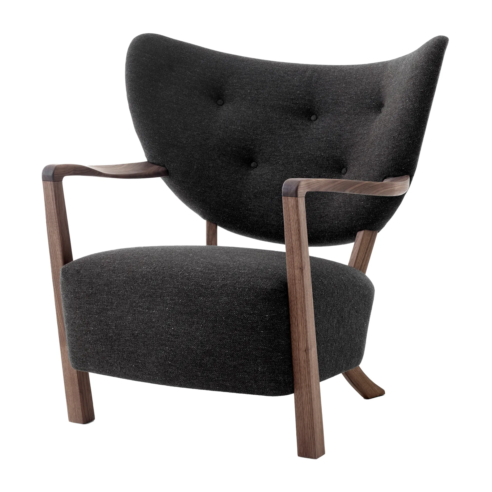 Wulff Lounge Chair ATD2 lenestol, Oljet valnøtt-Hallingdal &Tradition