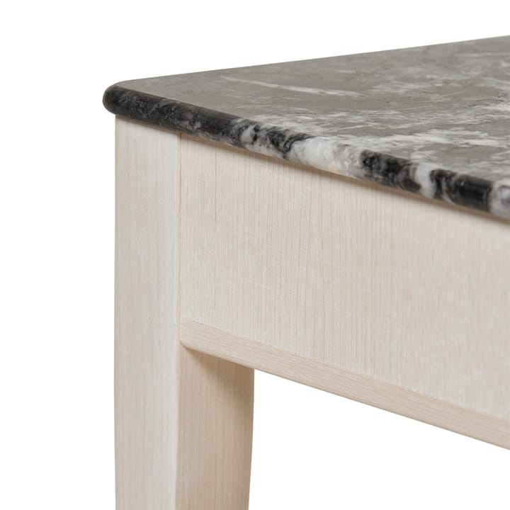 Johanneberg sidebord 120x36 cm, Bjørk hardvoksolje-Svart marmor Tre Sekel Möbelsnickeri