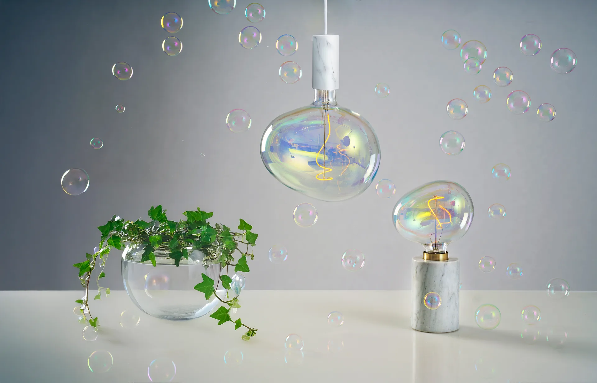 Soap bubble dimbar lyspære E27 220 mm, 1800K 160 lm 4 W Unison