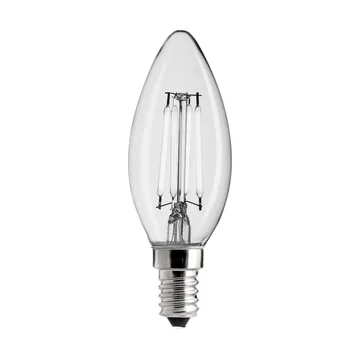 Uni-white kronelys klar dimbar lyspære E14 - 2700K 165lm 2W - Unison