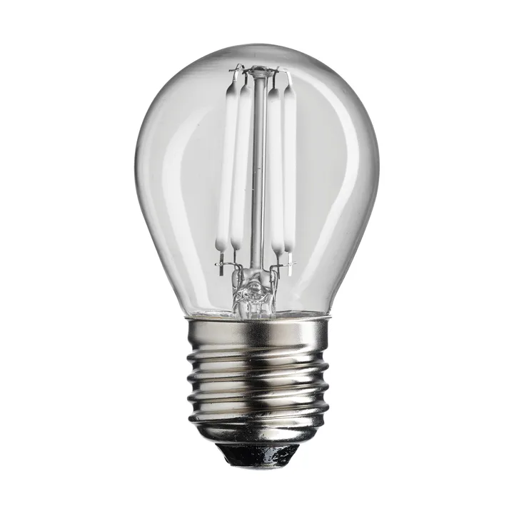 Uni-white kule klar dimbar lyspære E27 - 2700K 165lm 2W - Unison