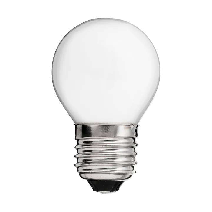 Uni-white kule opal dimbar lyspære E27 - 2700K 165lm 2W - Unison