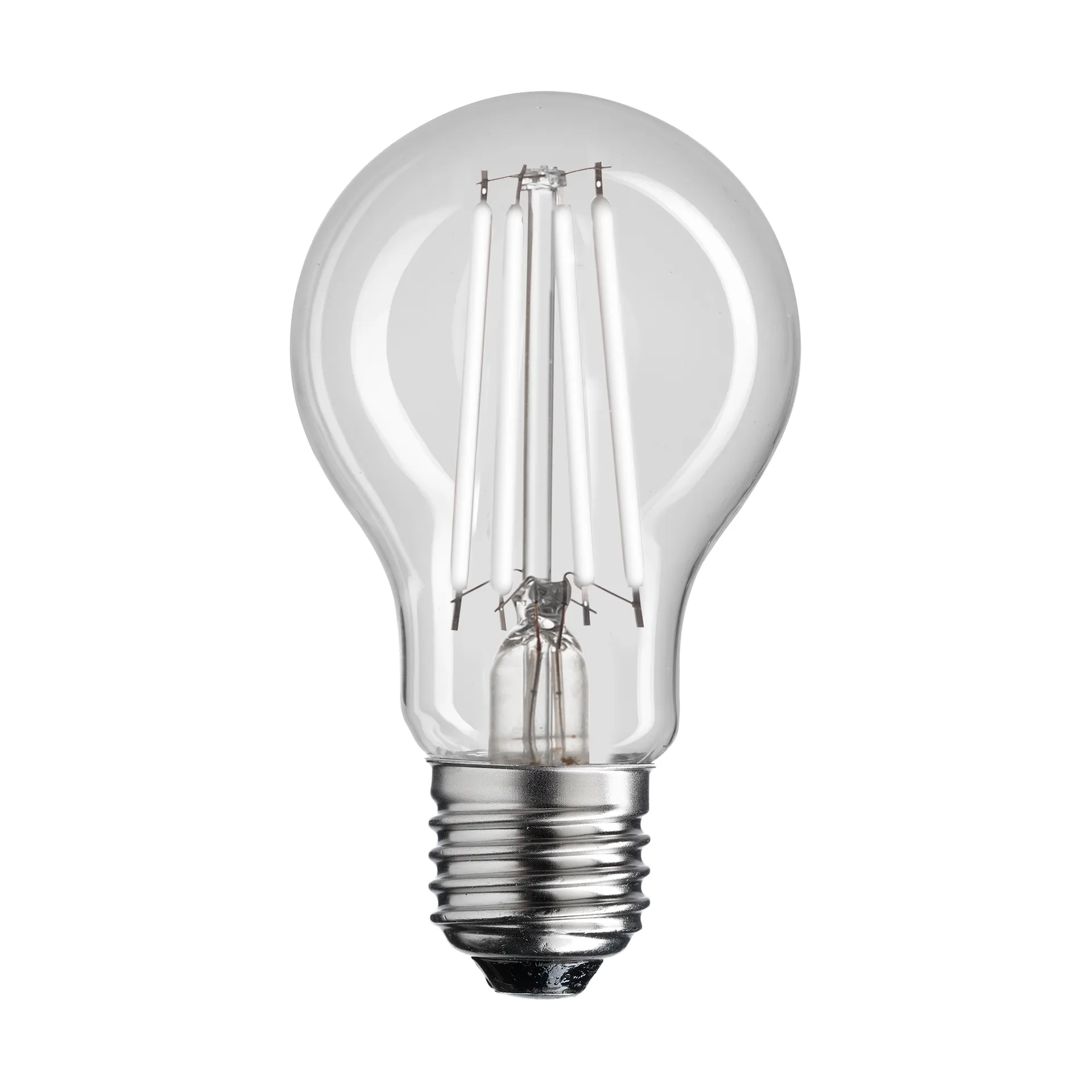 Uni-white normal klar dimbar lyspære E27, 2700K 700 lm 8 W Unison