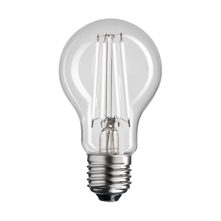 Uni-white normal klar dimbar lyspære E27 - 2700K 700 lm 8 W - Unison