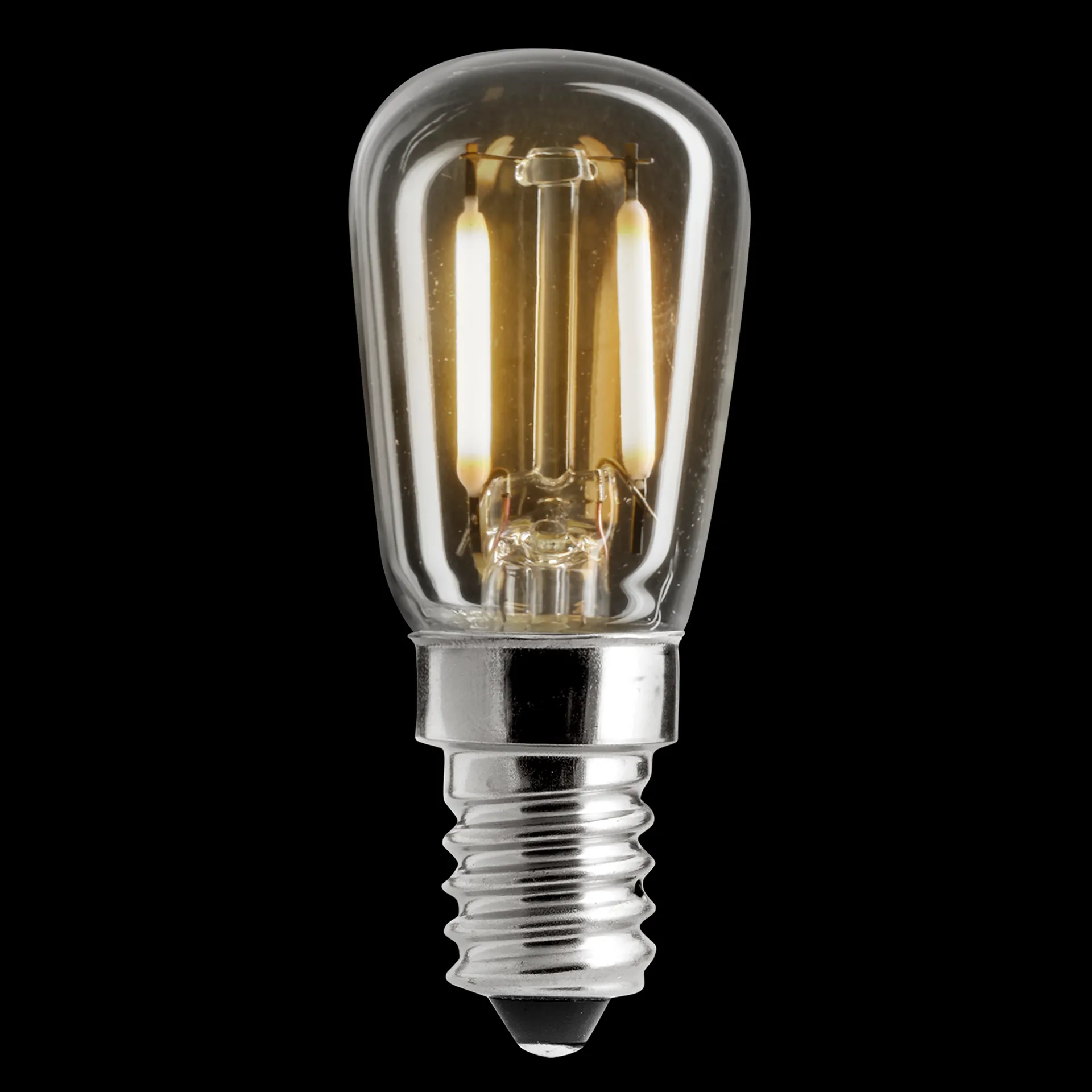 Uni-white pære klar dimbar lyspære E14, 2700K 60lm 1,5W Unison