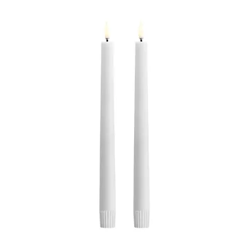 Uyuni LED Kronelys hvit 2-pakning - Ø2,3×25,2 cm - Uyuni Lighting