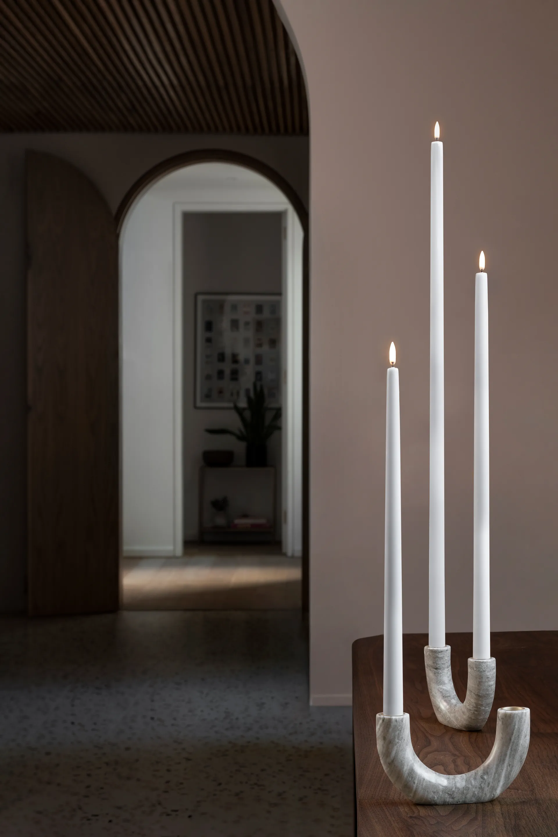 Uyuni LED Kronelys hvit 2-pakning, Ø2,3×25,2 cm Uyuni Lighting