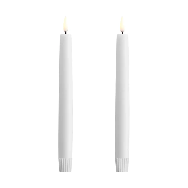 Uyuni LED Kronelys hvit 2-pakning - Ø2,3x20 cm - Uyuni Lighting
