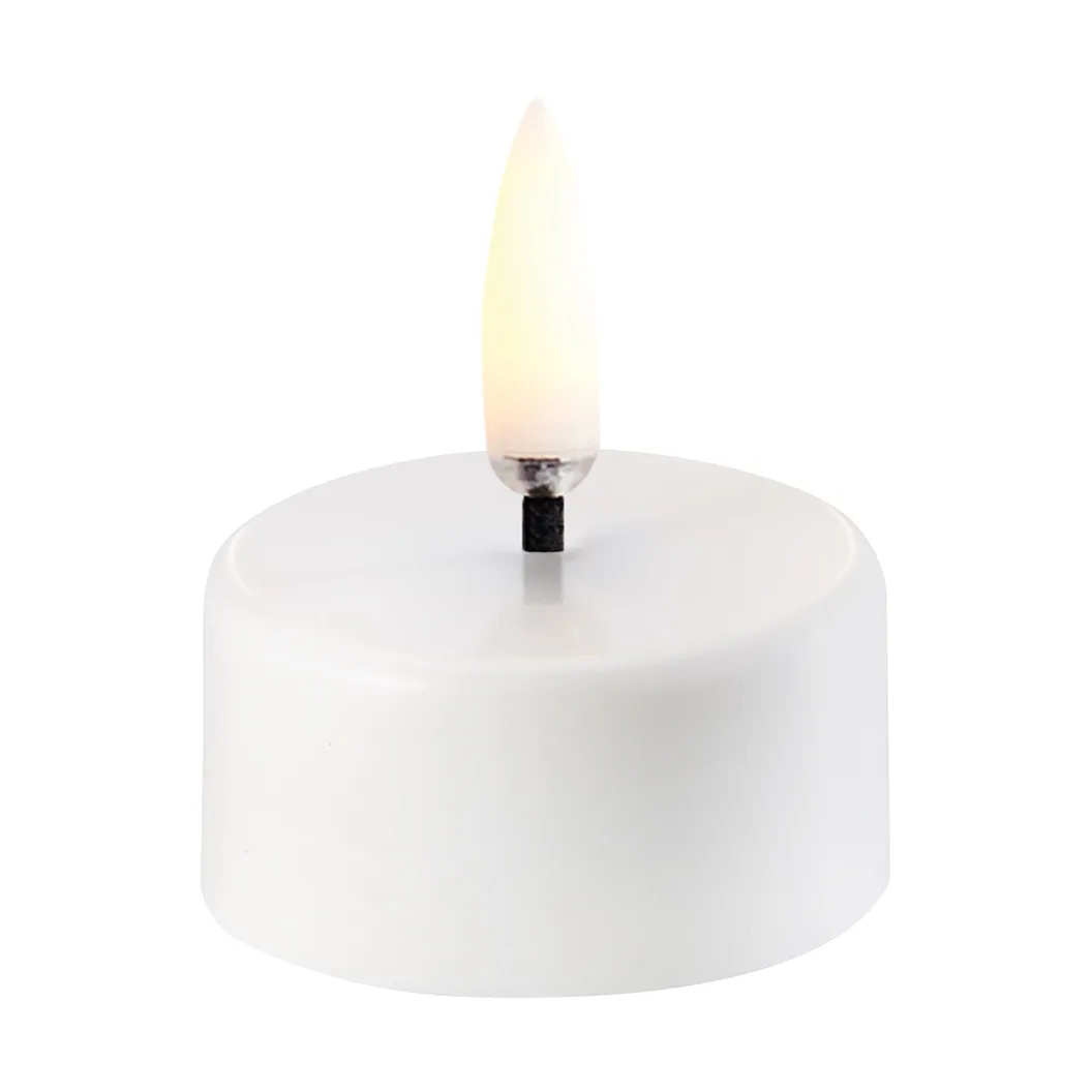 Uyuni LED telys hvit, Ø3,9×2,1 cm Uyuni Lighting