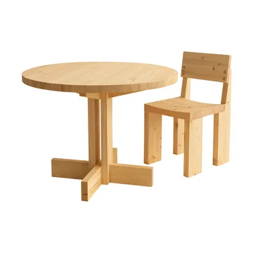 001 Dining Chair stol - Matt oljevokset furu - Vaarnii