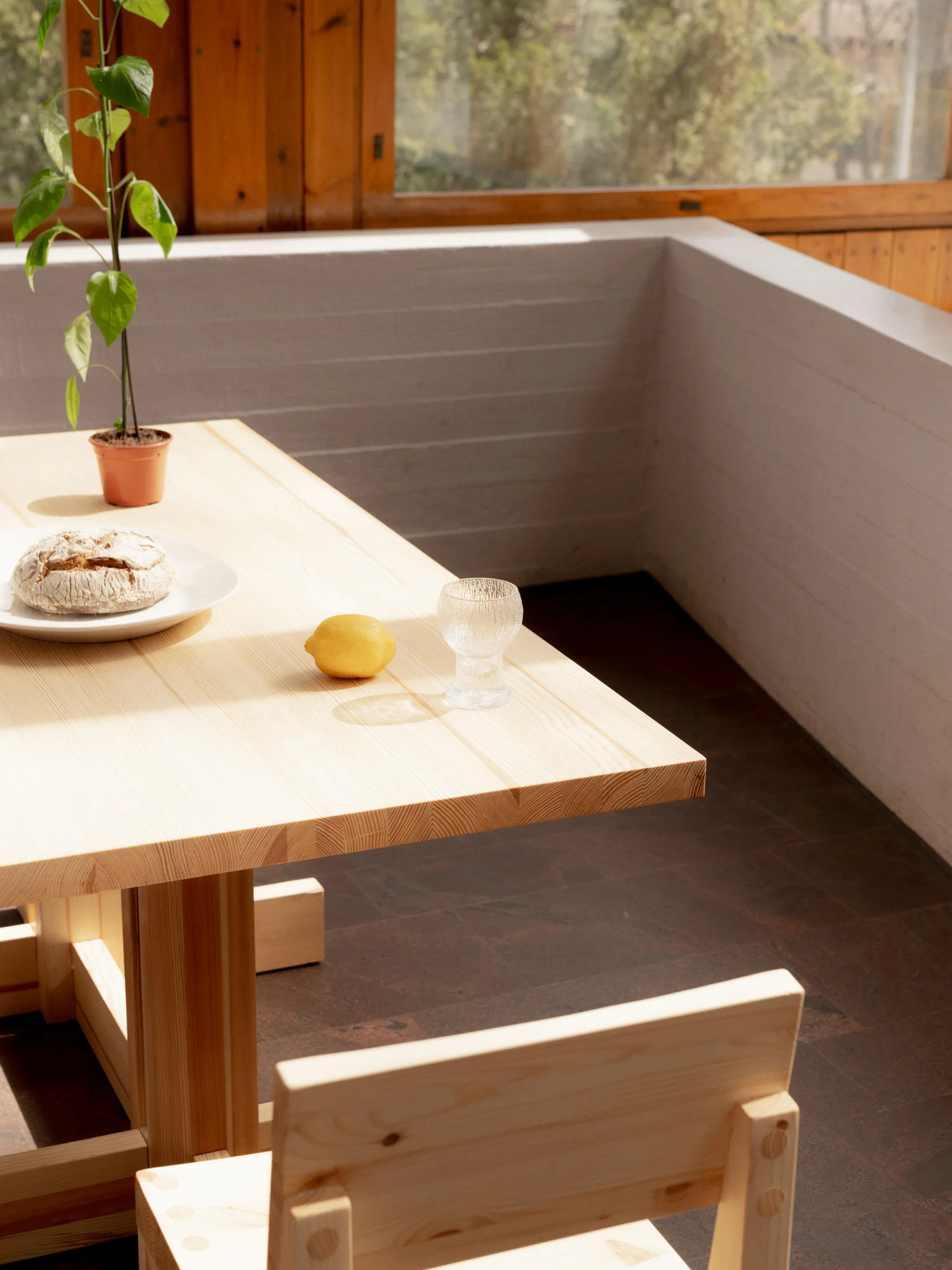 001 Dining Chair stol, Matt oljevokset furu Vaarnii