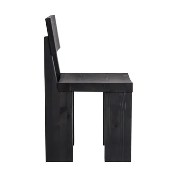 001 Dining Chair stol - Svartbeiset furu - Vaarnii