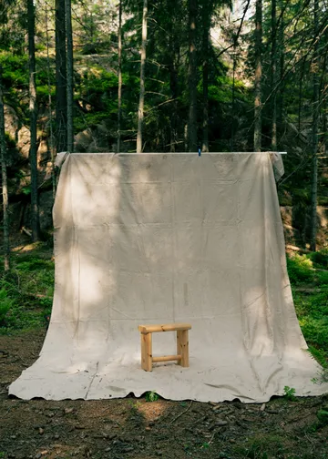 002 Ast Stool krakk - Matt oljevokset furu, 55x26x45 cm - Vaarnii