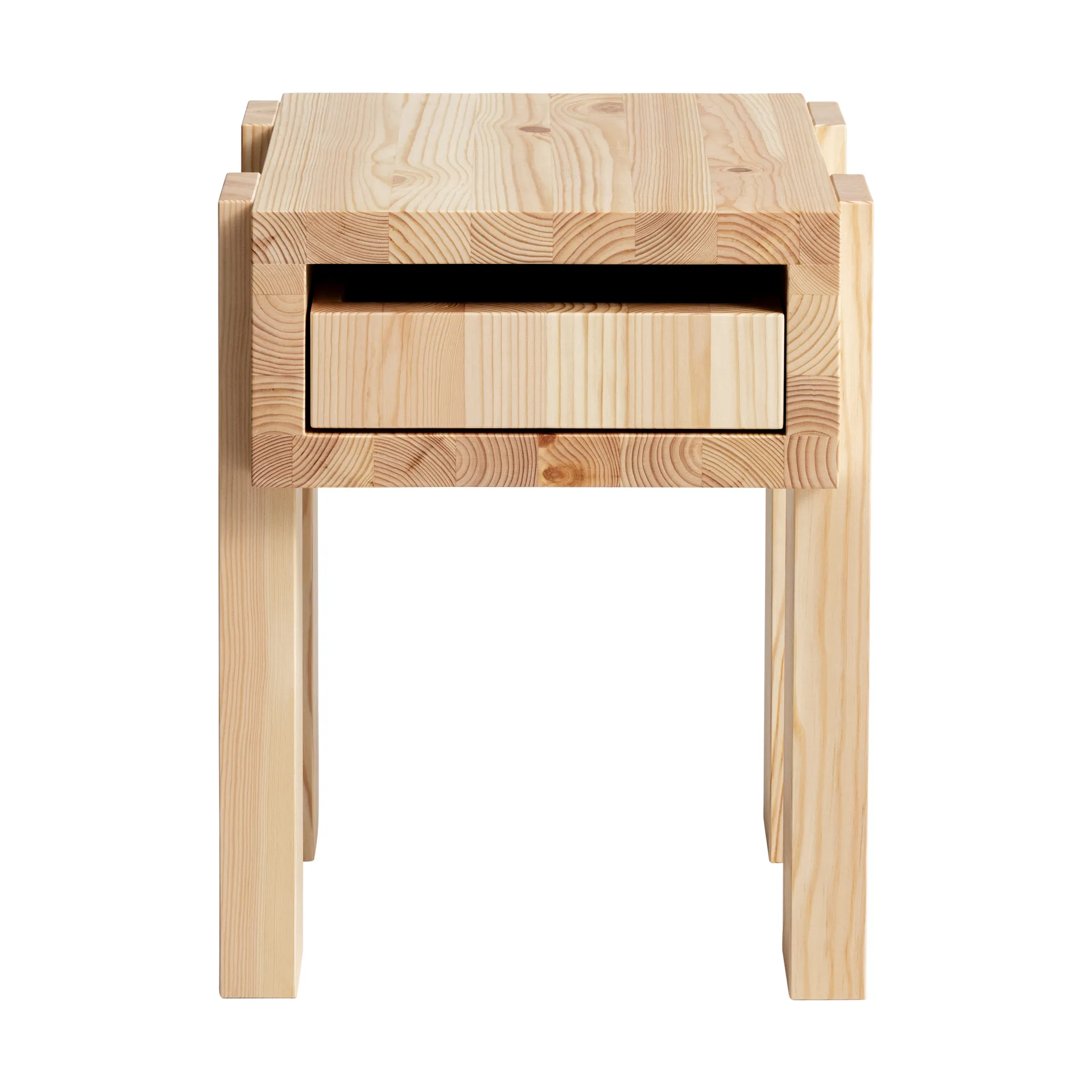 003 Stilts Side Table sidebord, Matt oljevokset furu 40x36x45 cm Vaarnii