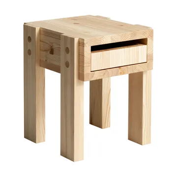 003 Stilts Side Table sidebord - Matt oljevokset furu 40x36x45 cm - Vaarnii