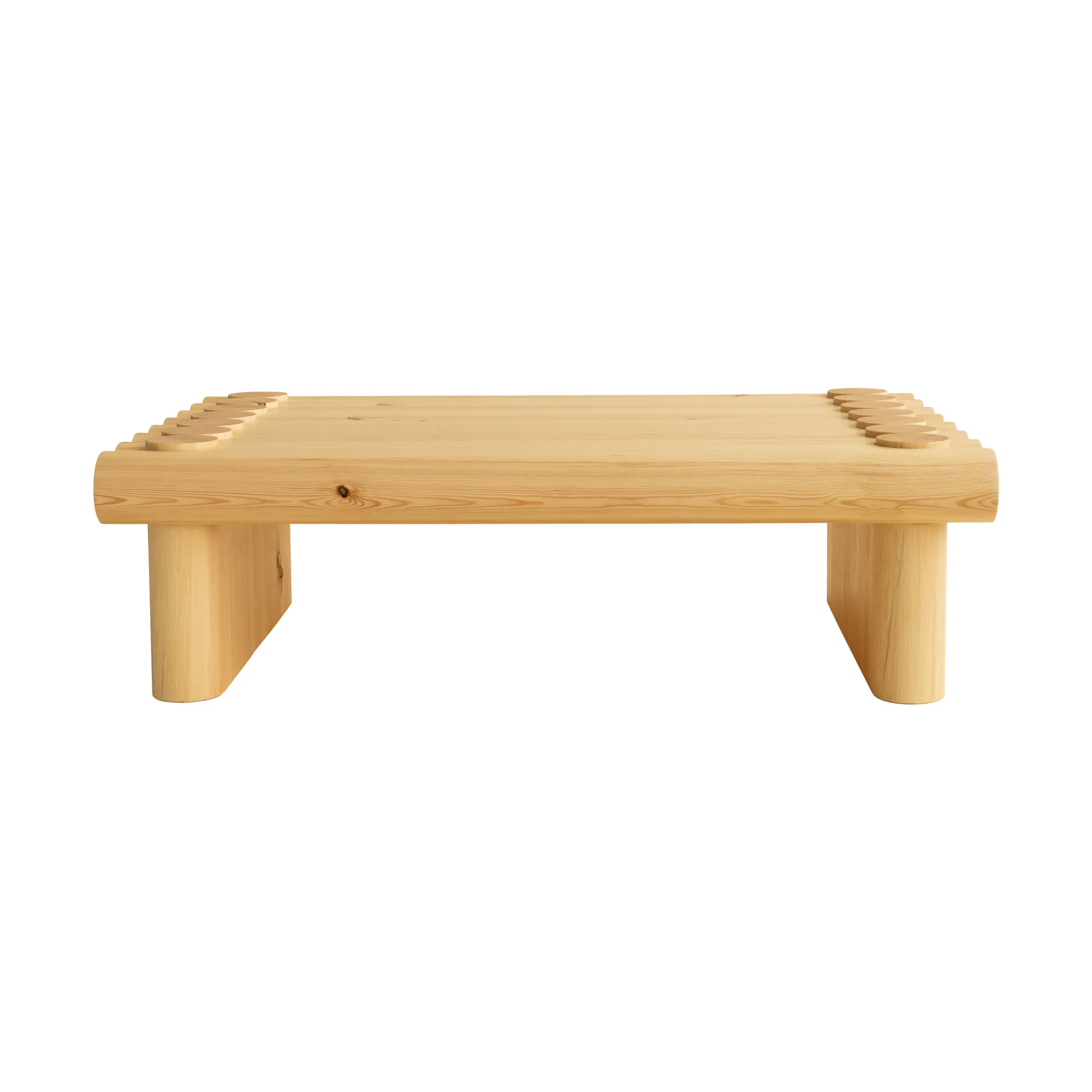 004 Coffee Table sofabord, Matt oljevokset furu, 120x80x35 cm Vaarnii