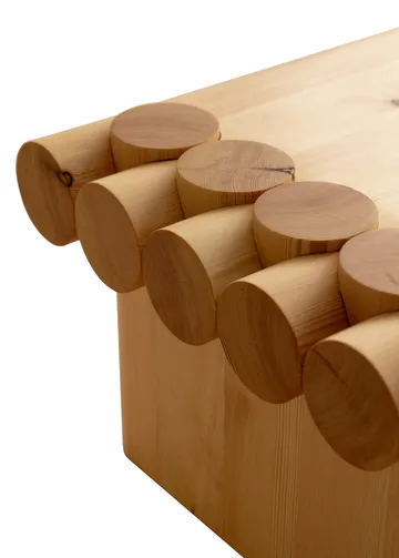 004 Coffee Table sofabord - Matt oljevokset furu, 120x80x35 cm - Vaarnii