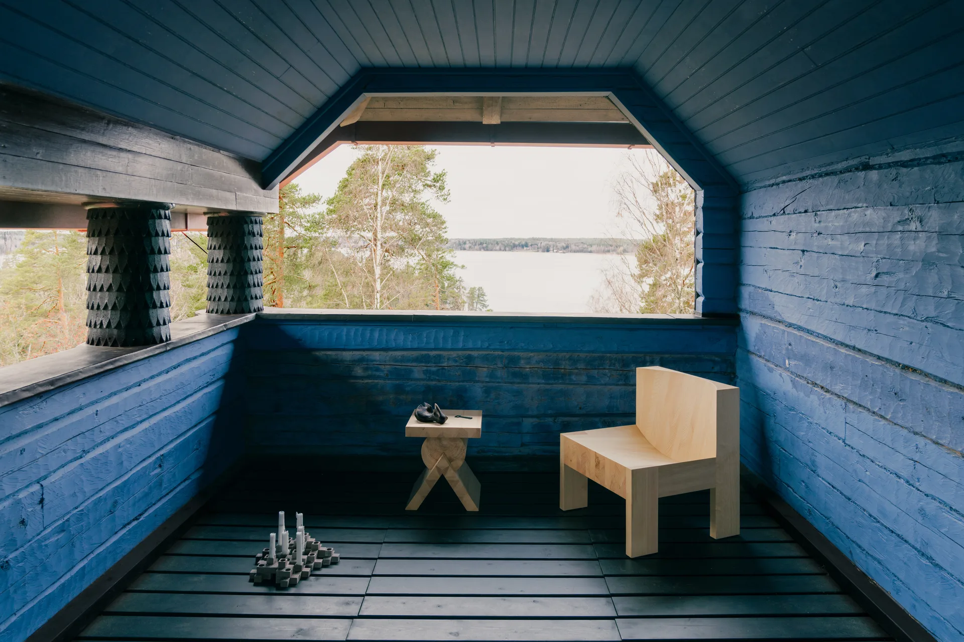 005 Lounge Chair loungestol, Matt oljevokset furu Vaarnii