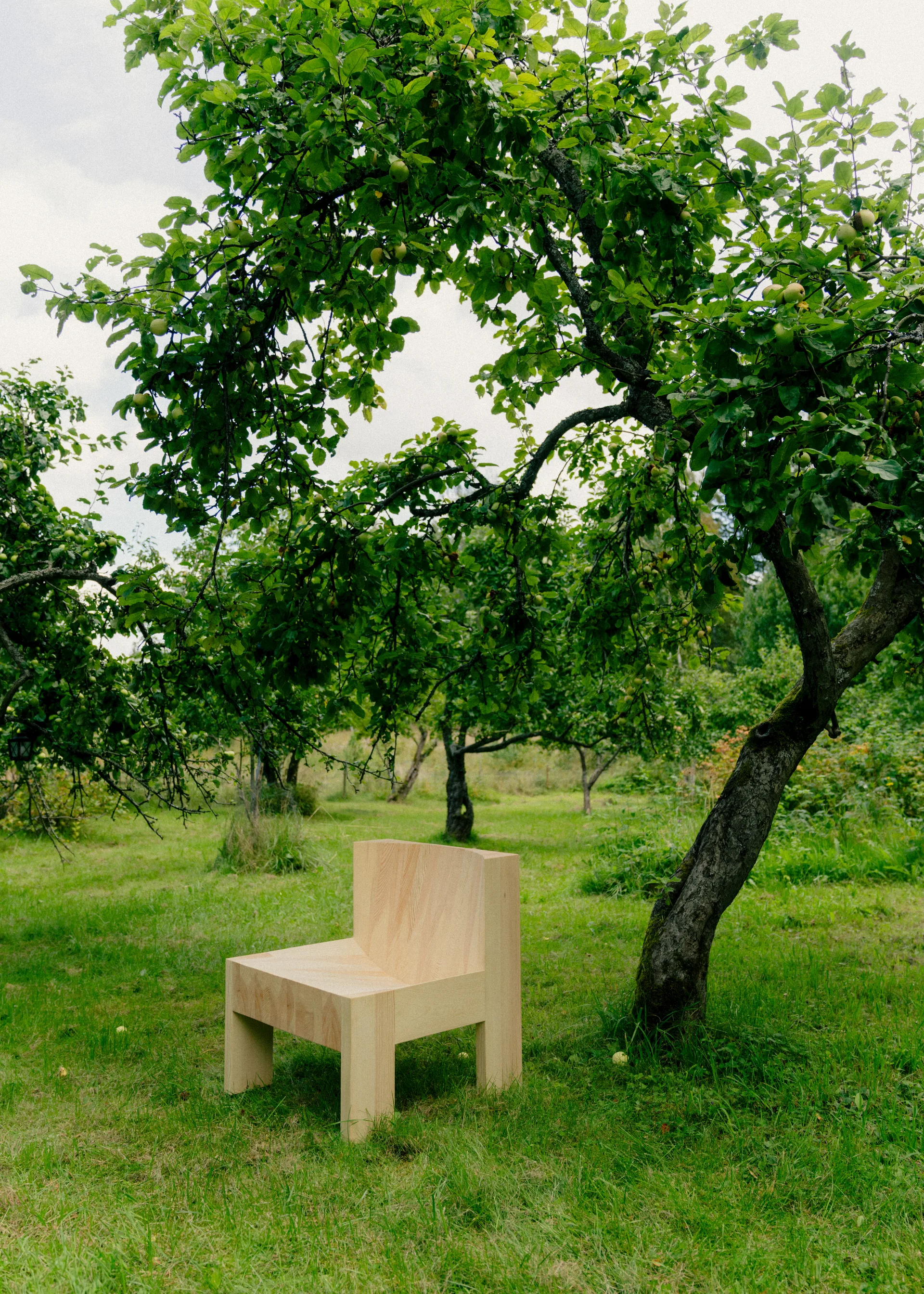 005 Lounge Chair loungestol, Matt oljevokset furu Vaarnii