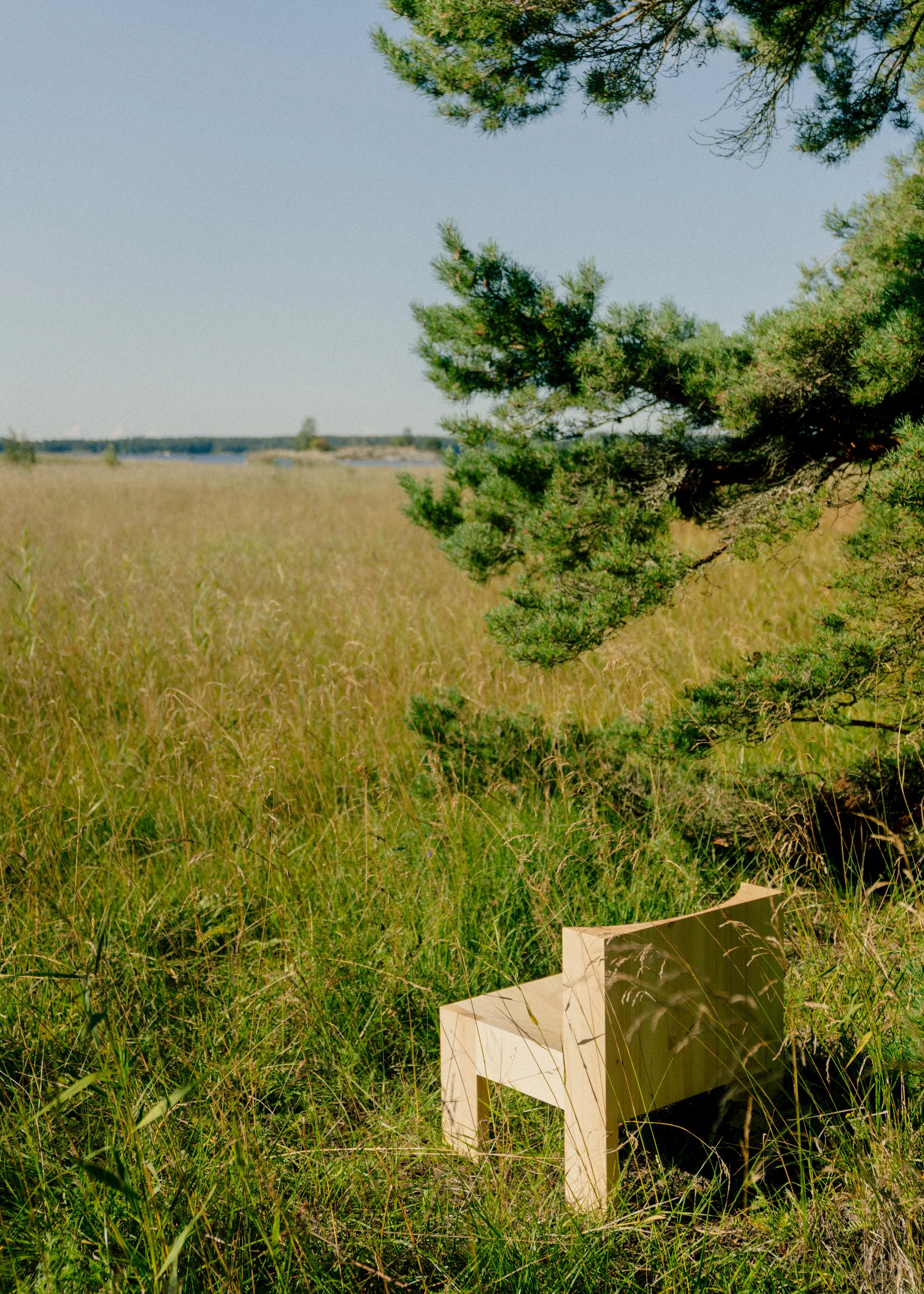 005 Lounge Chair loungestol, Matt oljevokset furu Vaarnii