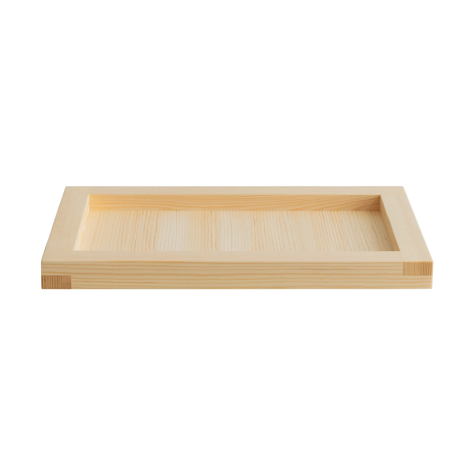 009 Tray brett, Oljevokset furu, 54x33x6 cm Vaarnii