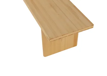 012 Kolmio Bench benk - Matt oljevokset furu, 176x42x45 cm - Vaarnii