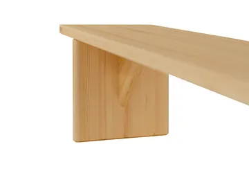 012 Kolmio Bench benk - Matt oljevokset furu, 176x42x45 cm - Vaarnii