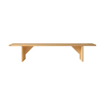 012 Kolmio Bench benk - Matt oljevokset furu, 227x42x45 cm - Vaarnii