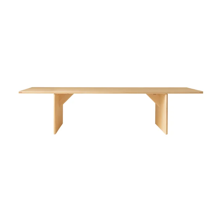 012 Kolmio Dining Table bord - Matt oljevokset furu, 305x99x72 cm - Vaarnii