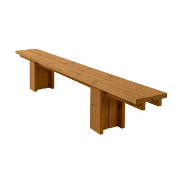013 Osa Outdoor Bench benk - Varmebehandlet furu, 270x37x49 cm - Vaarnii