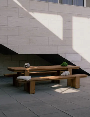 013 Osa Outdoor Table bord - Varmebehandlet furu, 270x94x78 cm - Vaarnii